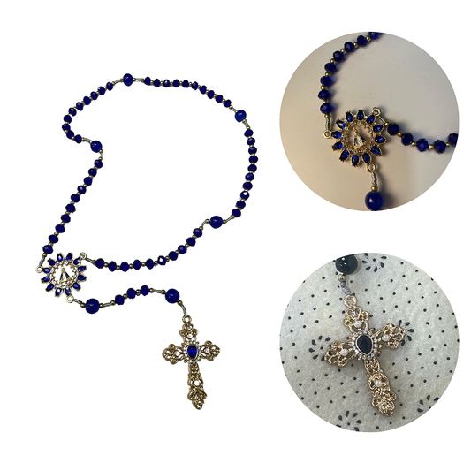 Terços Cristal Premium - 46 cm