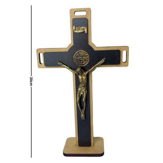 Crucifixo MDF vazado - Variação de Tamanhos
