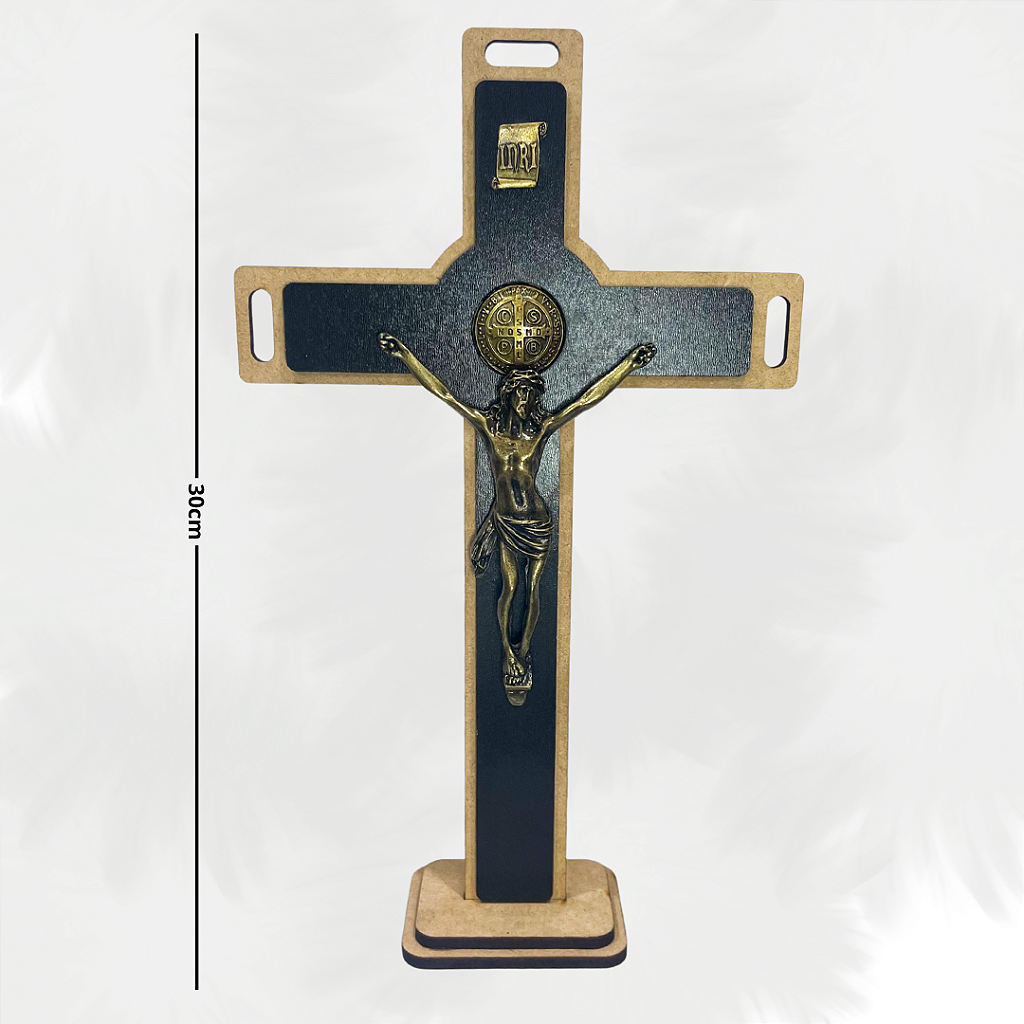 Crucifixo MDF vazado