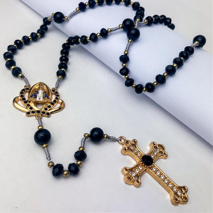 Terço Nossa senhora Aparecida Perolas - 40 cm