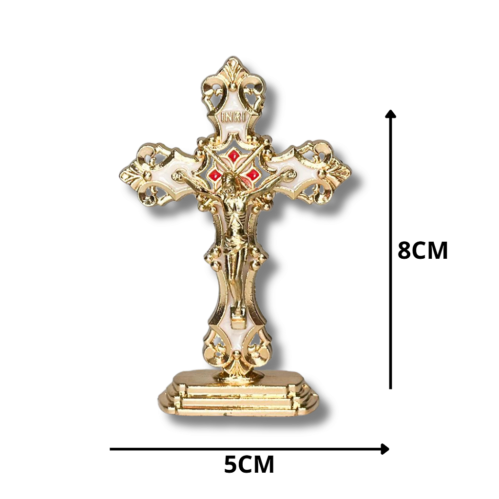 Imagem de Cruz Estilizada para Painel de Carro - 8 x 5 CM