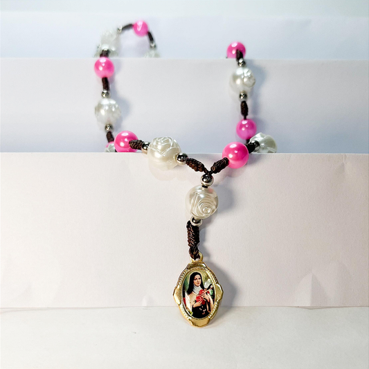 Terço Novena de Santa Teresinha - 27cm