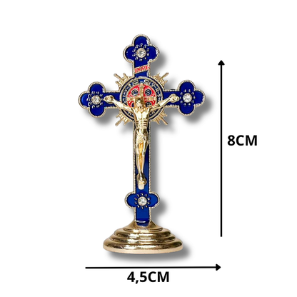 Cruz Ornamentada para Painel de Carro - 8 CM