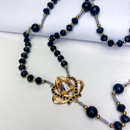 Terço Nossa senhora Aparecida Perolas - 40 cm