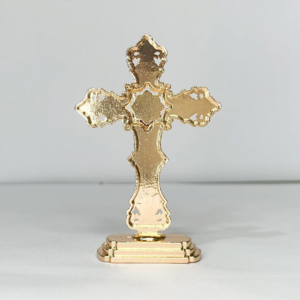 Imagem de Cruz Estilizada para Painel de Carro - 8 x 5 CM