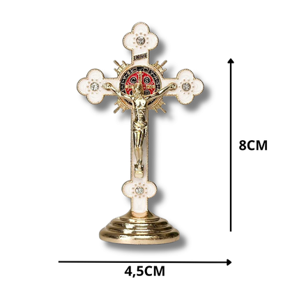 Cruz Ornamentada para Painel de Carro - 8 CM