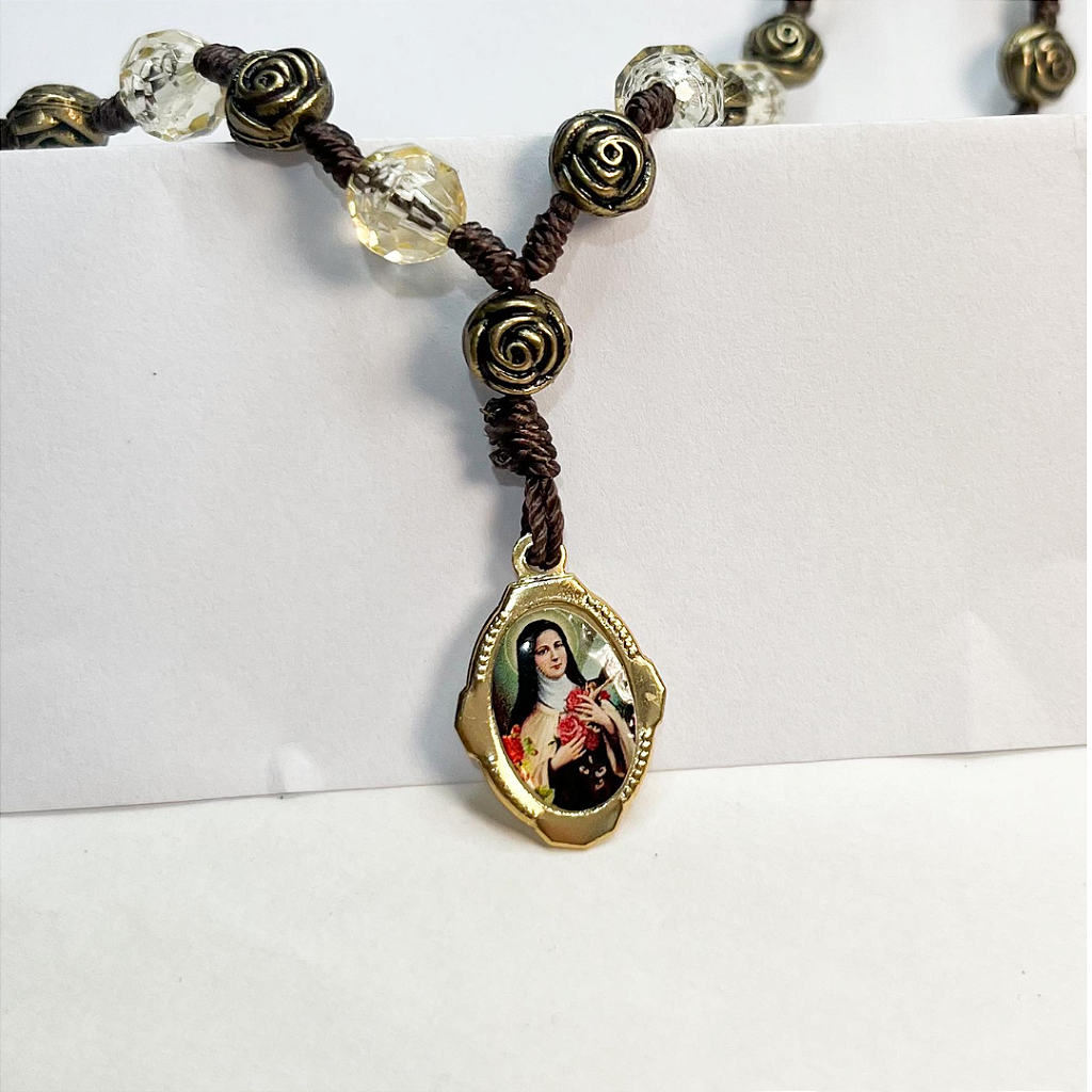 Terço Novena de Santa Teresinha - 20cm