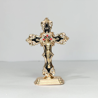 Imagem de Cruz Estilizada para Painel de Carro - 8 x 5 CM