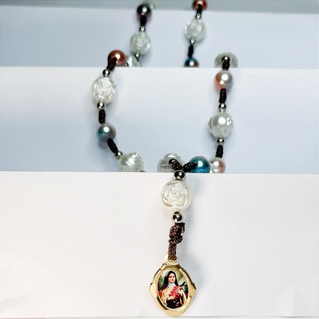 Terço Novena de Santa Teresinha - 27cm