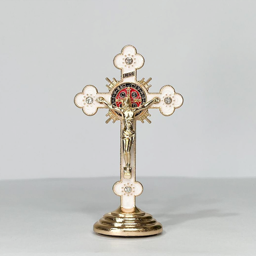 Cruz Ornamentada para Painel de Carro - 8 CM