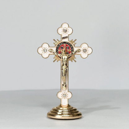 Cruz Ornamentada para Painel de Carro - 8 CM