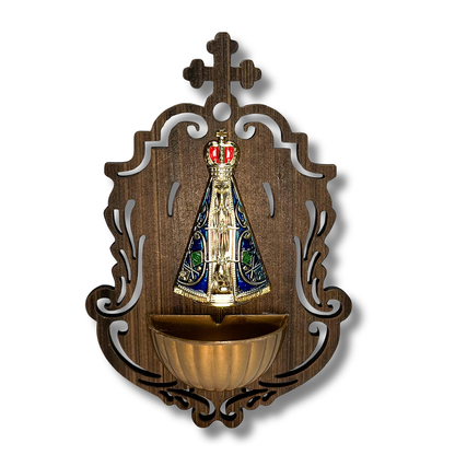 Porta Água Benta de Parede em MDF