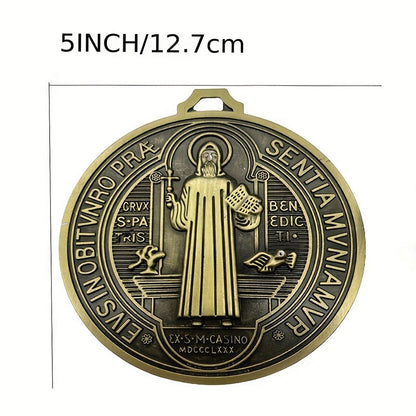 Medalhão de São Bento 5 Polegadas