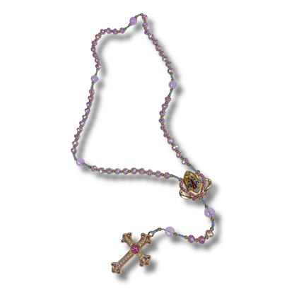 Terço Nossa senhora Aparecida Perolas - 40 cm