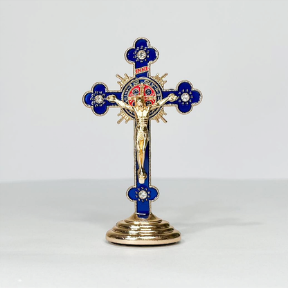 Cruz Ornamentada para Painel de Carro - 8 CM