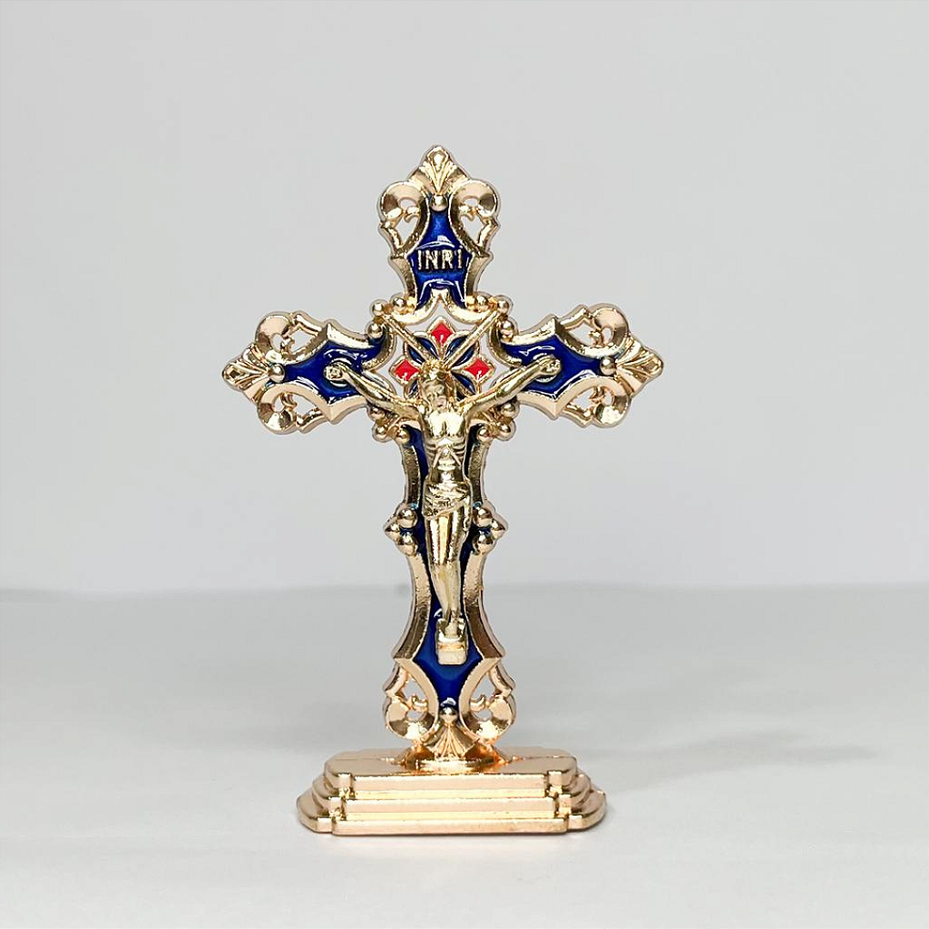 Imagem de Cruz Estilizada para Painel de Carro - 8 x 5 CM