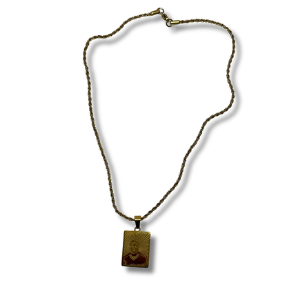 Colar Aço Inox com Medalha de São Carlo Acutis - Feminino