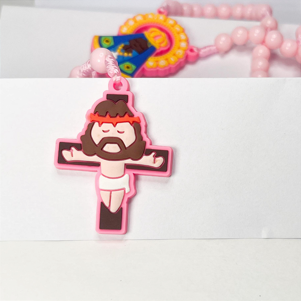 Terço Infantil Nossa Senhora Aparecida - 43cm