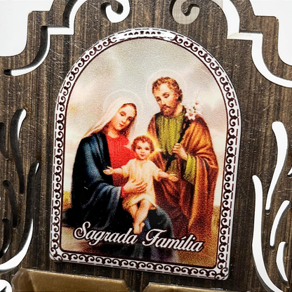 Porta Água Benta de Parede em MDF