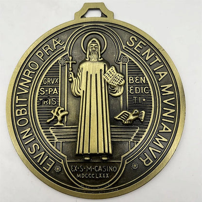 Medalhão de São Bento 5 Polegadas